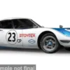 Toyota 2000 GT, weiss/blau, 1967, 1:64, IXO America