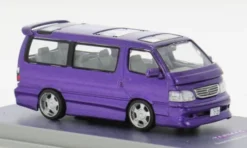 Toyota Hiace Waggon Custom, violett, 1:64, Tarmac Works