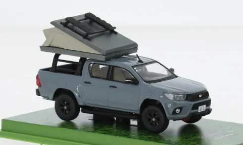 Toyota Hilux, grau, 1:64, Tarmac Works