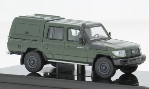 Toyota Land Cruiser Dbl Cab Pickup LC79, dunkelgrün, 2014, 1:64, Para64