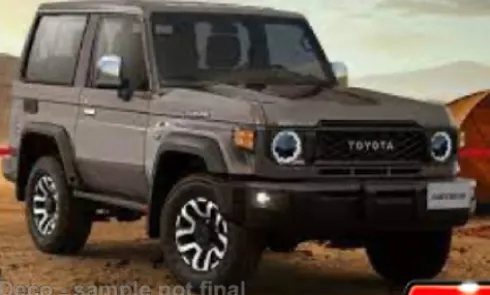 Toyota Land Cruiser 70, dunkelgrau, 1:24, Maisto