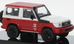 Toyota Land Cruiser 71 SWB, rot/weiss, 2014, 1:64, Para64
