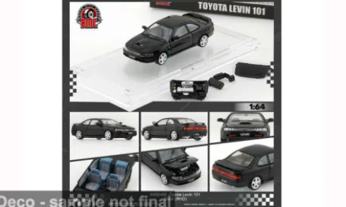 Toyota Levin 101, schwarz, 1:64, BM Creations