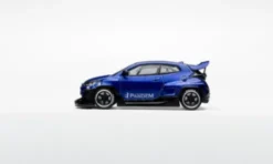 Toyota Pandem GR Yaris, blau, 1:64, Pop Race