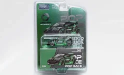 Toyota Pandem GR Yaris, grün/schwarz, 1:64, Pop Race