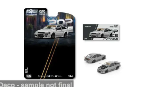Toyota RWB AE86, hellgrau, Enigma Exclusive, 1:64, Pop Race