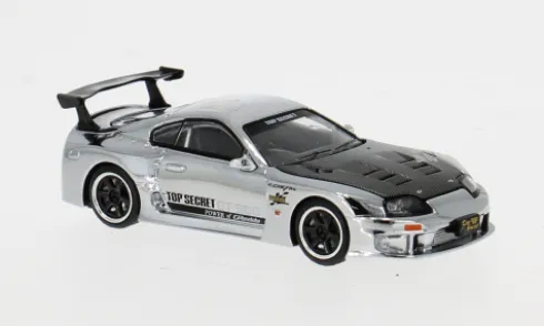 Toyota Supra GT300, silber, 1:64, Pop Race