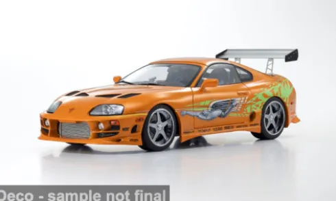 Toyota Supra Turbo (MA70), orange, 1:18, Kyosho
