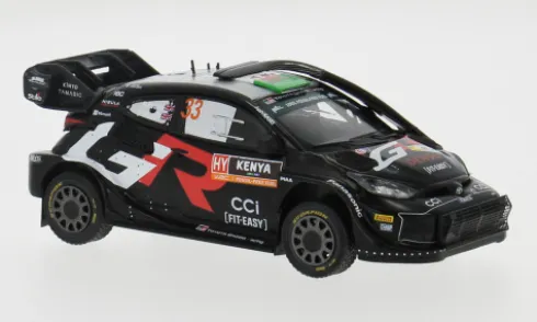 Toyota Yaris Rally 1, WRC, Safari Rallye Kenia, 2024, #33, E.Evans/S.Martin, 1:43, IXO