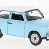 Trabant 601, hellblau/weiss, 1:24, Welly