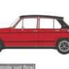 Triumph Dolomite Sprint, rot/schwarz, 1:76, Oxford