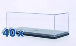 Vitrine 40 x Kunststoff-Vitrine für je 1 x 1:43, 1:43, MCG