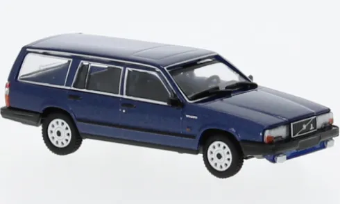 Volvo 740 GL Break, dunkelblau, 1986, 1:87, Minichamps
