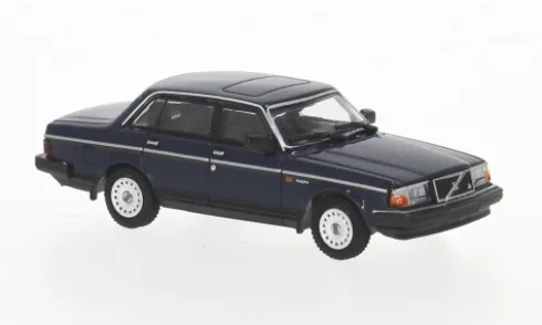 Volvo 240 GL, dunkelblau, 1986, 1:87, Minichamps