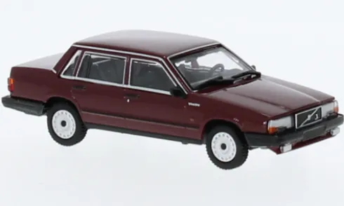 Volvo 740 GL, dunkelrot, 1986, 1:87, Minichamps