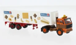 Volvo F 89 Koffer-SZ, 1972, Datra - Bahlsen, 1:87, Brekina