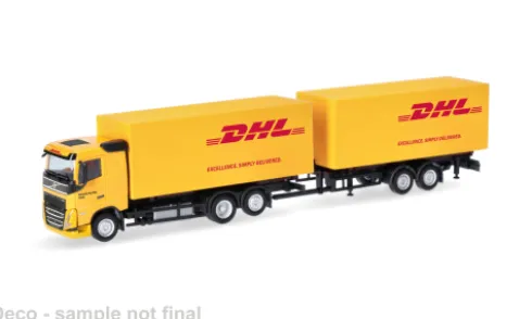 Volvo FH FD, 2020, DHL, 1:87, Herpa