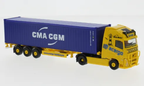 Volvo FH GL XL, acargo / CMA-CGM, 1:87, Herpa