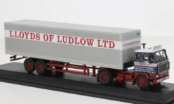 Volvo F88, grau/rot, Lloyds of Ludlow, 1:76, Oxford