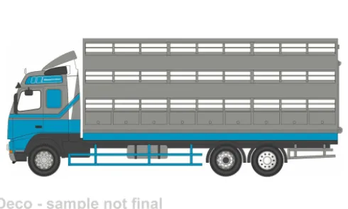 Volvo FH 12, blau/silber, 1:76, Oxford