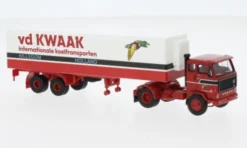 Volvo F 89 Koffer-SZ, 1972, v.d.Kwaak, 1:87, Brekina