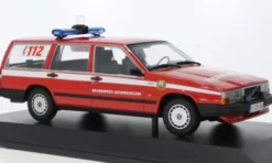 Volvo 740 GL Break, 1986, Brandweer Grobbendonk, 1:18, Minichamps