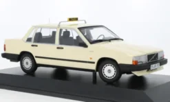 Volvo 740 GL, 1986, Taxi (D), 1:18, Minichamps