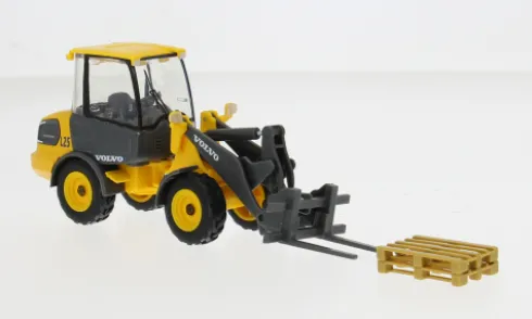 Volvo L25 W, gelb/grau, 1:50, Bburago