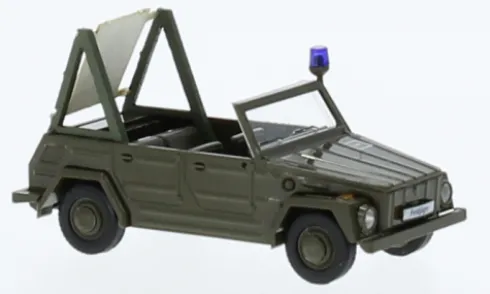 VW 181 Kurierwagen, 1970, Bundeswehr Feldjäger, 1:87, Busch