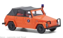 VW 181 Kurierwagen, orange, 1970, THW, 1:87, Busch