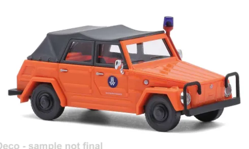 VW 181 Kurierwagen, orange, 1970, THW, 1:87, Busch
