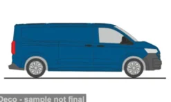 VW e-Transporter KR T7, blau, 1:87, Rietze