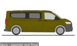 VW e-Transporter KR T7, oliv, 1:87, Rietze