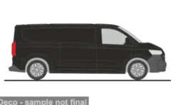 VW e-Transporter KR T7, schwarz, 1:87, Rietze