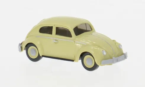 VW Käfer 1200, hellgelb, 1960, 1:87, Wiking