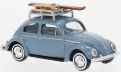 VW Käfer, blau, 1952, 1:87, Busch