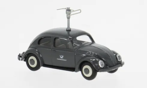 VW Käfer Brezelfenster, 1952, Funkmesswagen DBP, 1:87, Busch