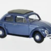VW Käfer Ovalfenster Export, blau, 1955, 1:87, Busch