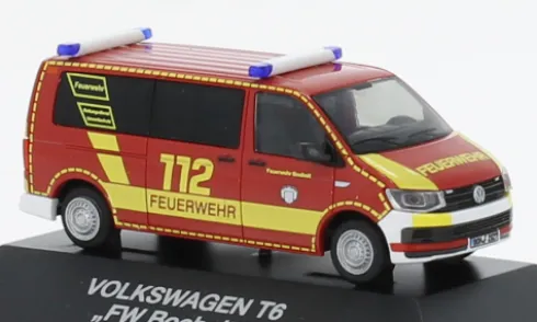 VW T6 Bus, Feuerwehr Bocholt, 1:87, Rietze