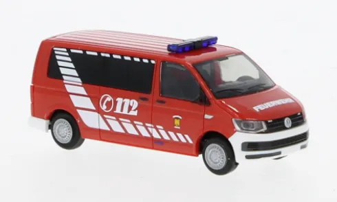 VW T6 Bus, Feuerwehr Potsdam, 1:87, Rietze