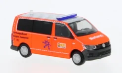 VW T6 Bus, Notarzt ASB Region Hannover, 1:87, Rietze