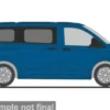 VW T7 Caravelle, blau, 1:87, Rietze