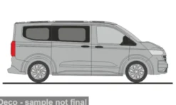 VW T7 Caravelle, hellgrau, 1:87, Rietze