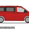 VW T7 Caravelle, rot, 1:87, Rietze