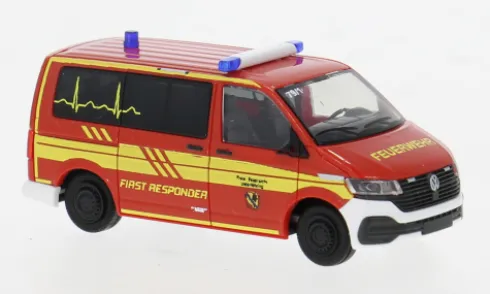 VW T6.1, First Responder - Feuerwehr Unterföhring, 1:87, Rietze