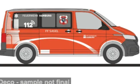 VW T6.1, FW Hamburg - Sasel, 1:87, Rietze