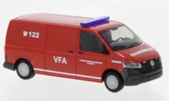 VW T6.1 Kasten, rot, Landesfeuerwehrkommando Salzburg (AT), 1:87, Rietze