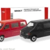 VW T4, rot/schwarz, 1:87, Herpa MiniKit