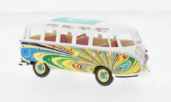 VW T1 Samba Bus, 1960, Flower Power, 1:40, Wiking
