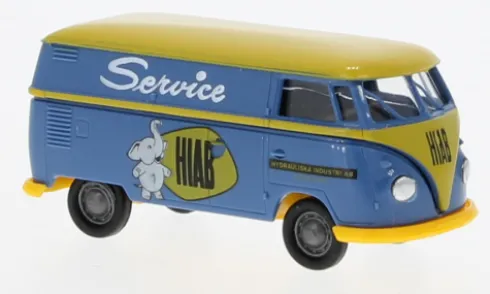 VW T1b Kasten, 1960, Hiab, 1:87, Brekina